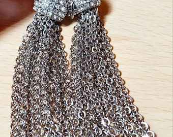 Stunning my Flat in London tassel earrings in excellent condition! Swarovski crystals!