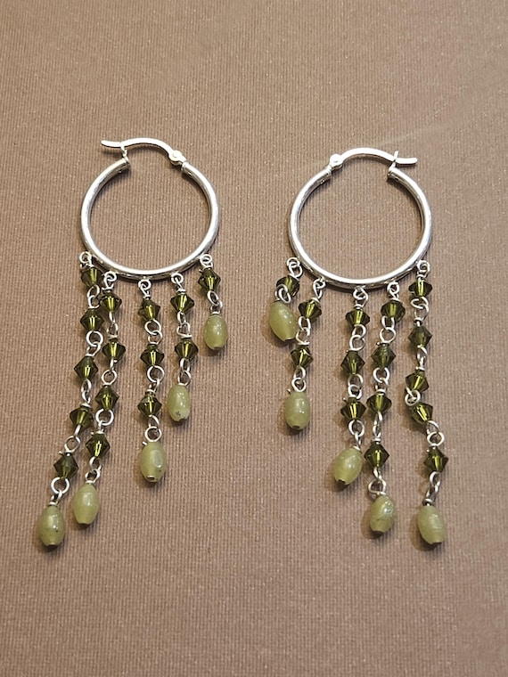 Stunning statement sterling silver marked 925 wit… - image 1