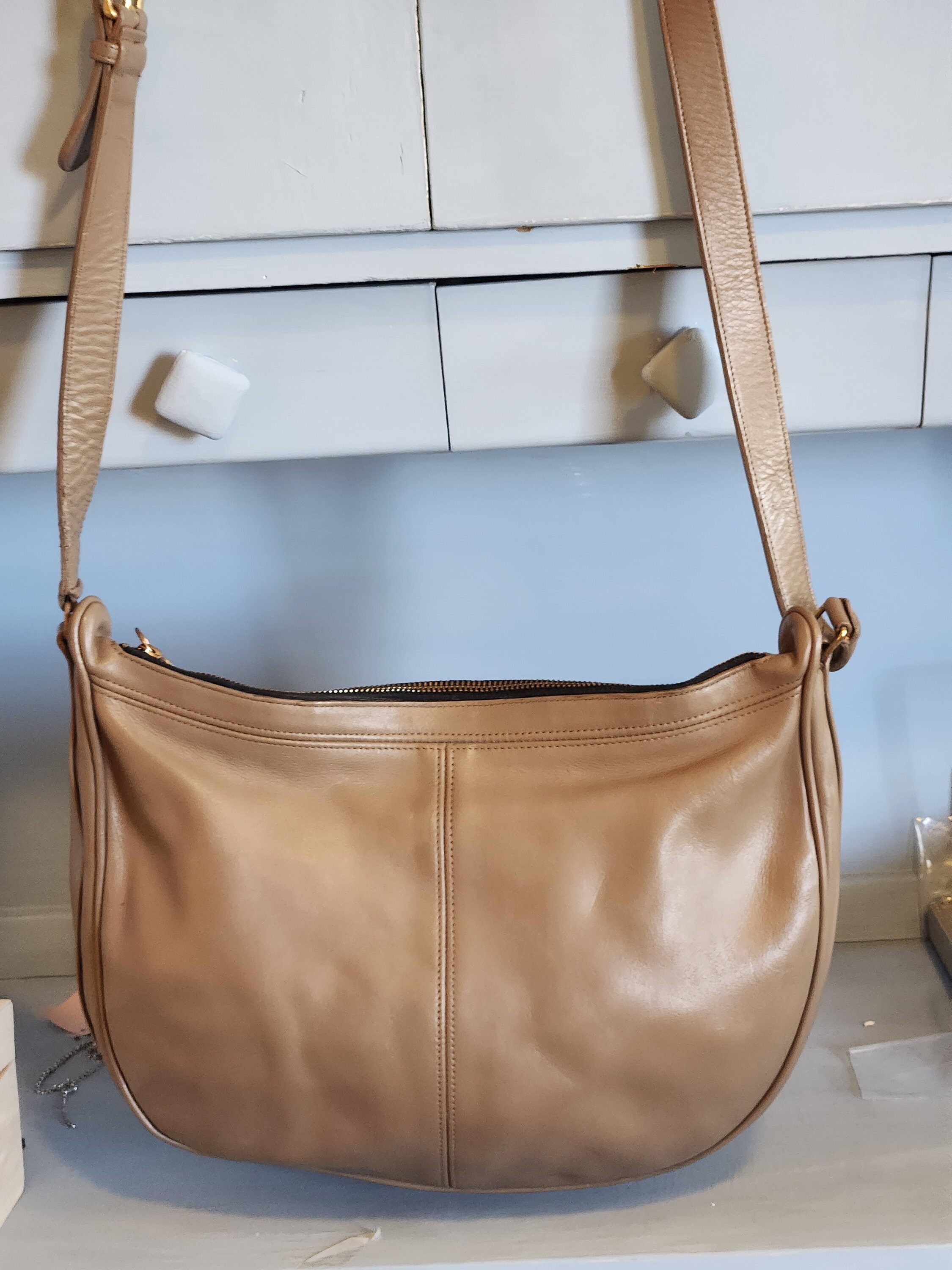 Vintage Upcycled Coach Repainted With Adorable Kate Spade Keychain.this ...