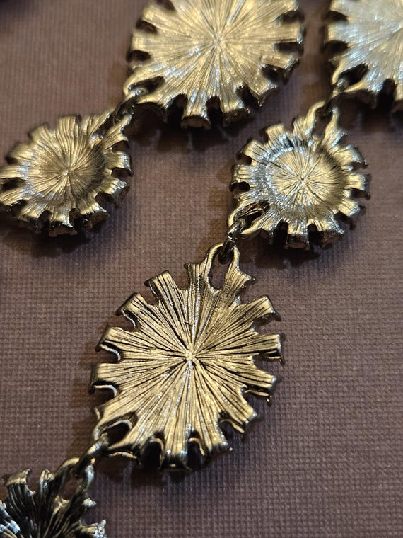 Stunning 3 strand Talbots statement necklace with… - image 6