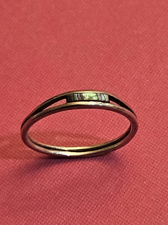 Lightweight simple sterling silver stackable BOMA… - image 5