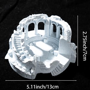 Roman Colosseum Aquarium Decor 3D Printed Ancient Ruins Fish Tank ...