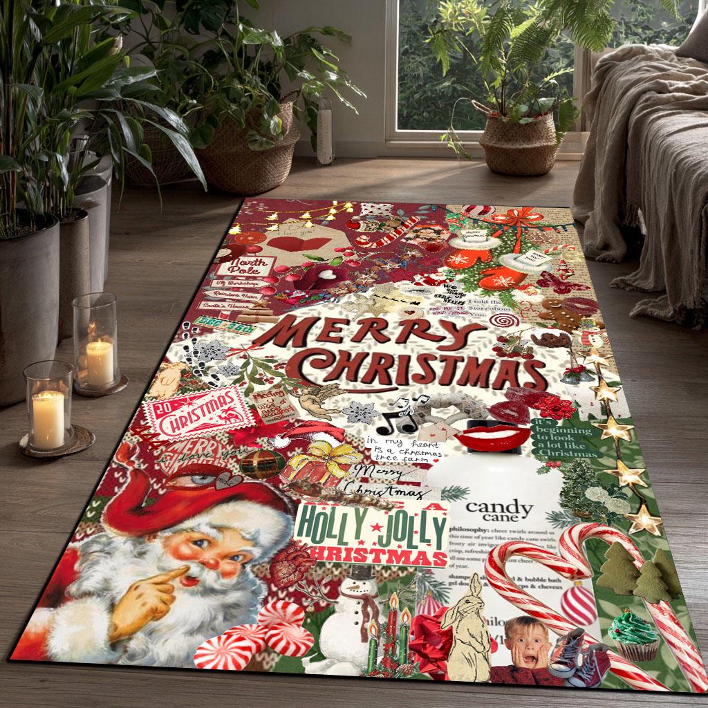 vintageラグ カーペット NOEL サンタ クリスマス 2083 vintageラグ カーペット NOEL サンタ クリスマス 2083 - メルカリ