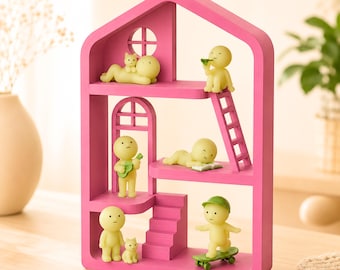 Displayplank voor Sonny Angel & Smiski | Kawaii-figuurstandaard, 3D-geprinte plank voor verzamelobjecten beeldjes