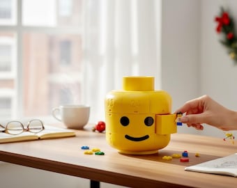 Brick Man Advent Calendar | 3D Printed Xmas Countdown, 24 Drawers