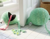 Frog Doorstopper Crochet Pattern | Crochet Amigurumi Pattern | Crochet Frog Pattern with Video Guide | Squashed Frog Funny Home Decor Gift