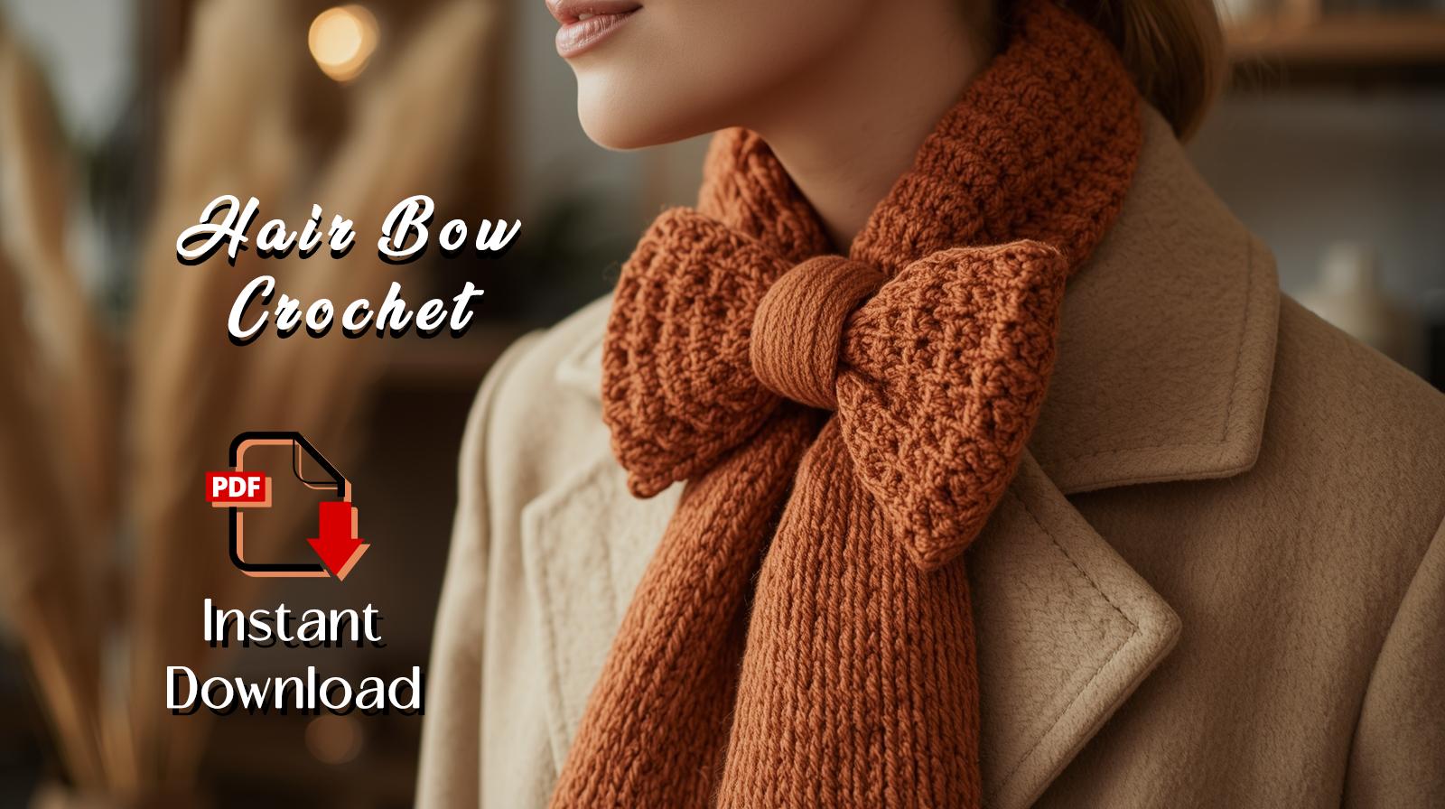 Oversized Crochet Bow Pattern