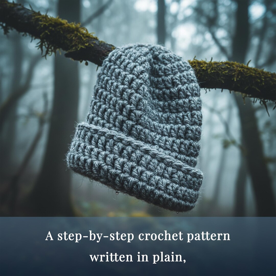 Easy Crochet Beanie Pattern PDF | Beginner Friendly Hat Tutorial | DIY ...