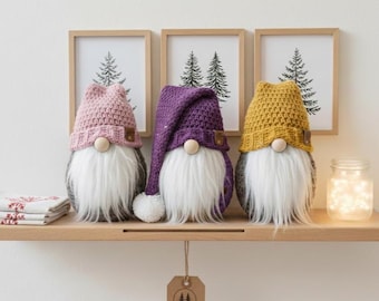 Crochet Christmas Gnomes Pattern | DIY Nordic Gnome Amigurumi Tutorial | Crochet Festive Home Décor | Instant Download PDF & Video Guide