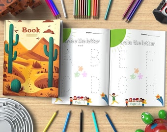 ABC Letter Tracing Worksheets | Toddler Busy Book (PDF Download)