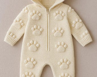 Crochet Baby Romper Pattern – Easy Beginner Playsuit DIY (PDF Pattern)