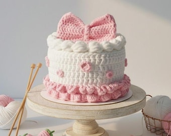 Crochet Birthday Cake Pattern | Beginner-Friendly Amigurumi (PDF Pattern)