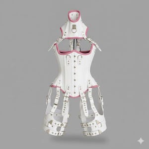Pink Harness Corset - Etsy