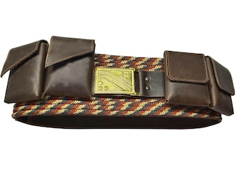 Bounty Hunter Leather Belt – Boba Fett Inspired Cosplay Accessory