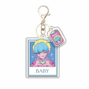 Kawaii Anime Acrylic Keychain, Cute Character Bag Charm, Double-sided ...