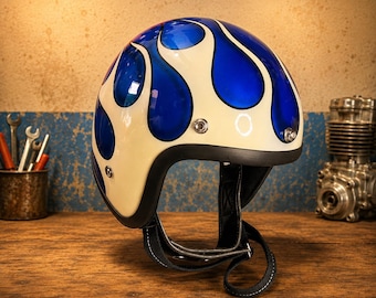 Casco Slimhead TX 500 Copper Flame / Casco da moto vintage retrò
