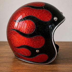 19711 metal flake motorcycle helmets Kali Protectives Rava Helmet It meets and exceeds DOT FMVSS 218 standards and is one of the smallest DOT 3/4 shell helmets ever made 19711 metal flake motorcycle helmets