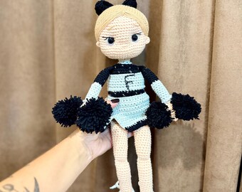 Aangepaste cheerleaderpop van jouw foto - gepersonaliseerd cadeau
