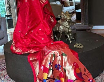 Paithani pure silk  saree