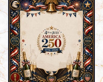 America 250 Patriotic Mahjong Mat, 4th of July Game Table Decor (Rolled)