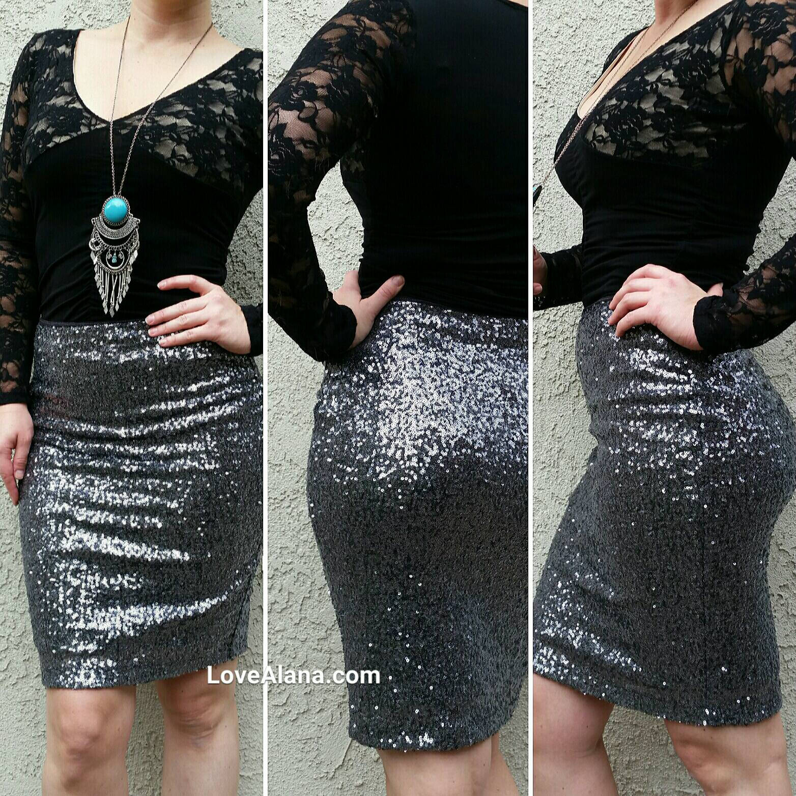 Cute glitter skirts sales