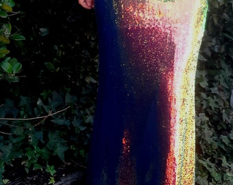 Holographic Maxi Sequin Skirt - Gorgeous high quality oval sequins. Petite or regular length. (ALL SIZES)