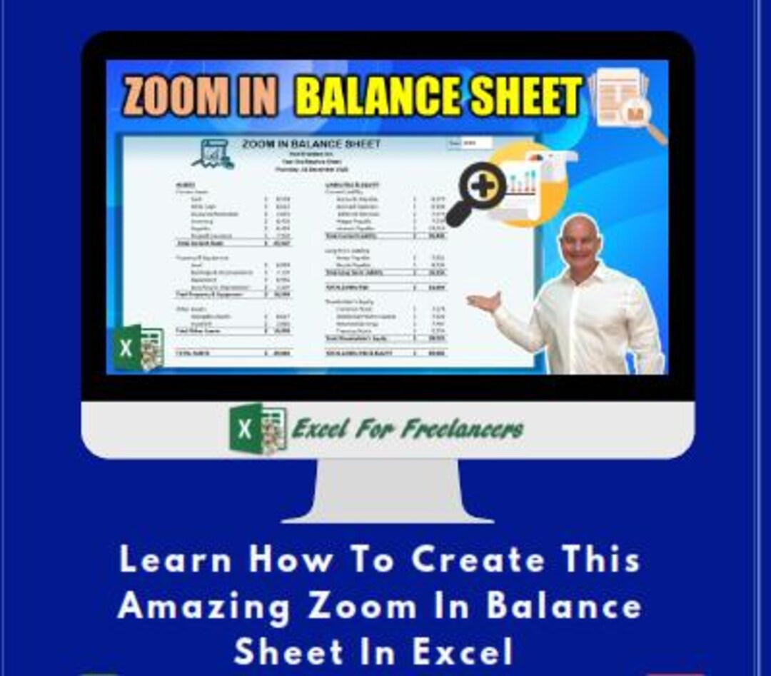 Create an Interactive Zoom-in Balance Sheet in Excel – Dynamic ...