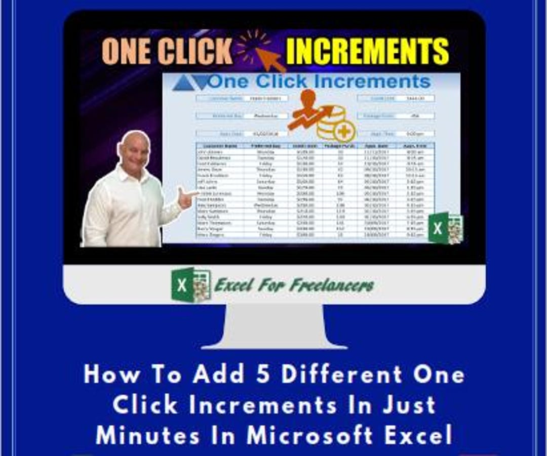 Boost Excel Efficiency With Instant One-click Value Increments - Etsy