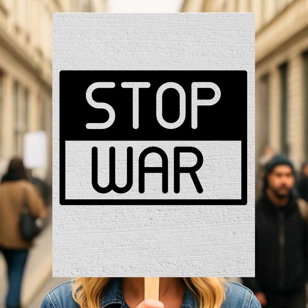 Stop Riots Poster Stop War Protest Sign, Anti-ice Anti-trump Printable Protest Poster, No ...