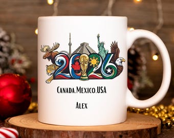 2026 Football Festival Mug, Soccer Fan Mug, Game Day Coffee Cup, Football Lover Gift, Sports Fan Drinkware
