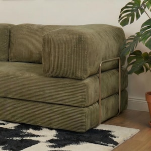 Couchies - Your Cozy Corduroy Sofa, Modular Couch Available in 24 colors