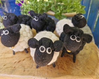Handmade Nepalese Adorable Felt Sheep