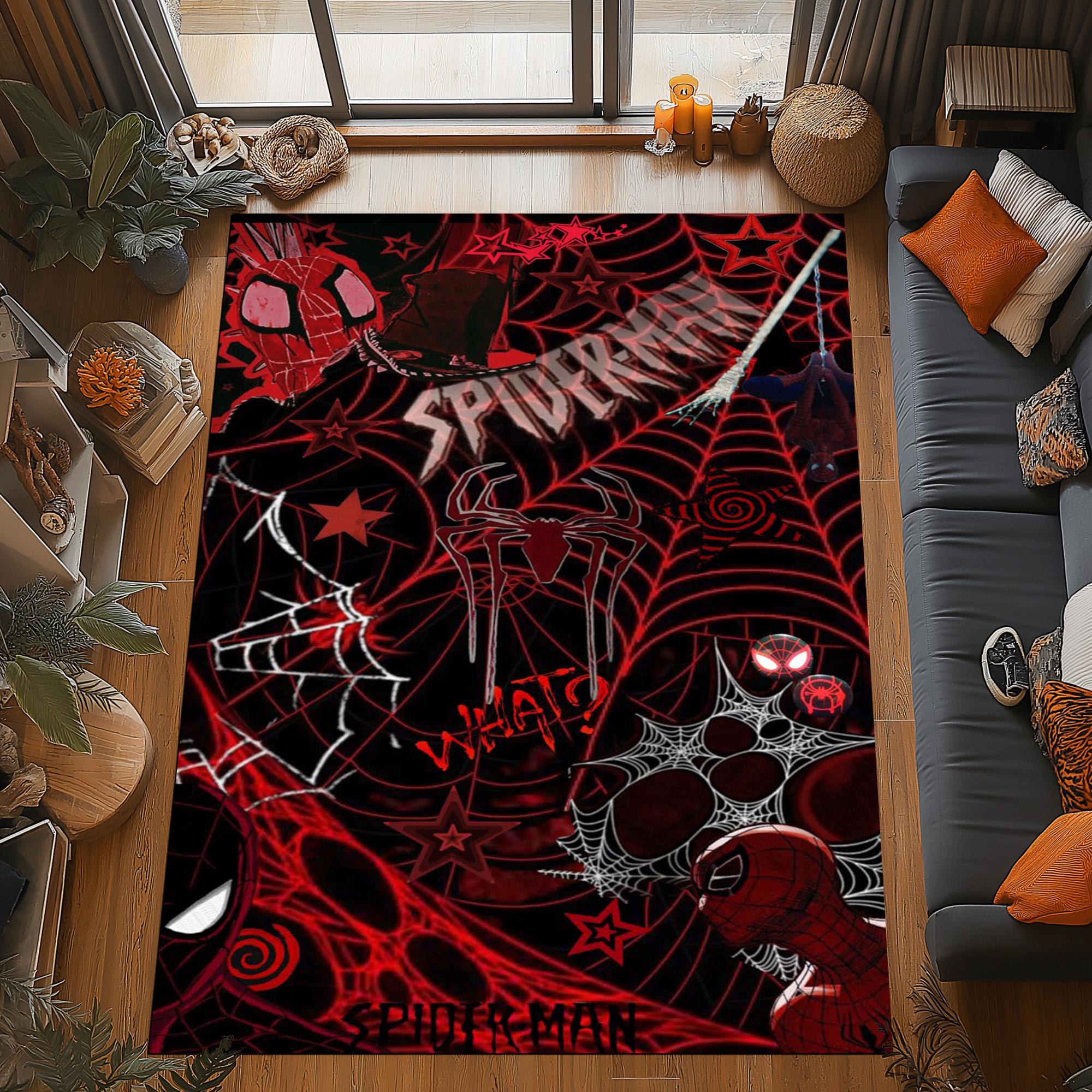 スパイダーマンをテーマにしたラグ - Etsy 日本
