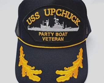 USS Rimjob Parody Funny Trucker Hat Mesh Snapback Cap - Etsy