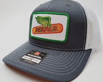 Bush Hog Embroidered Patch Flat Bill Trucker Mesh Snapback  display picture 2