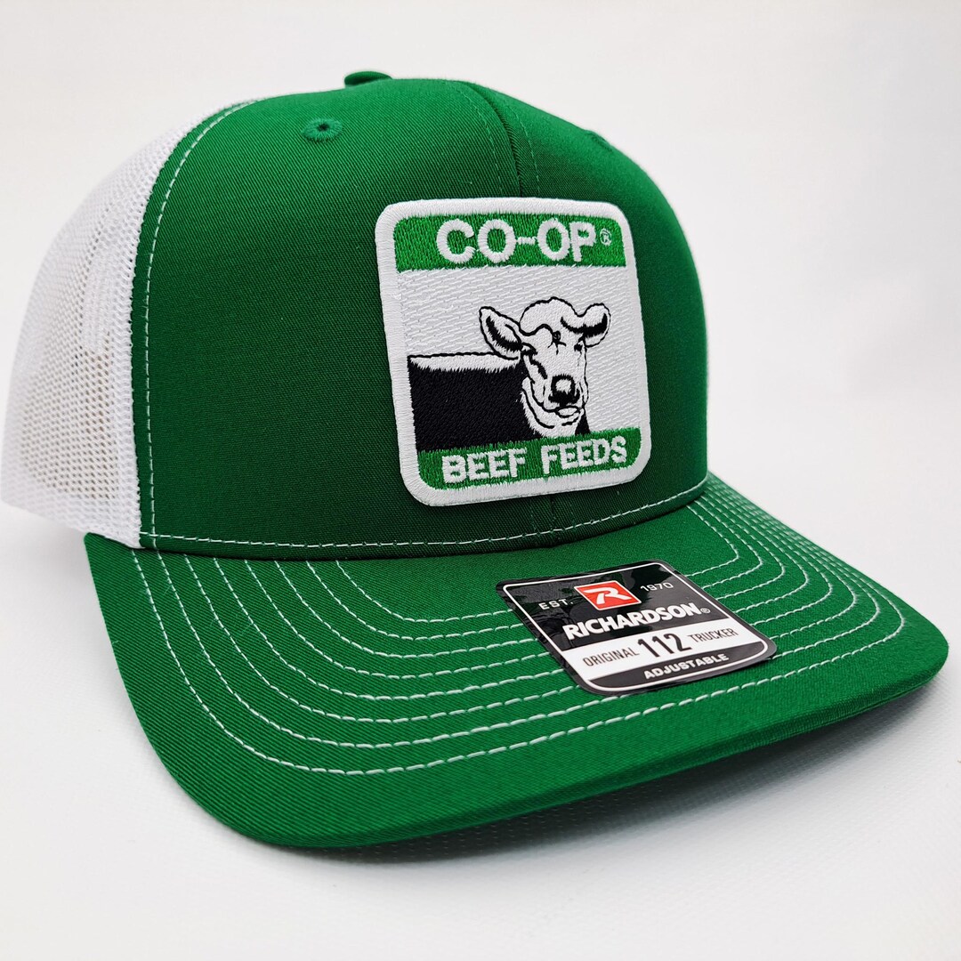 CO-OP Beef Feeds Mesh Snapback Richardson 112 Cap Hat Embroidered Patch ...