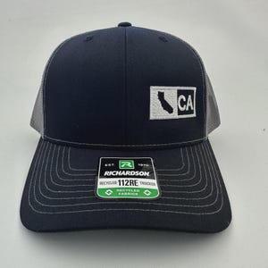Alabama State Retro Richardson 112 Trucker Cap Hat Mesh Snapback Black & Gray Alabama Richardson 112 Truckers Hat - Etsy main image 4