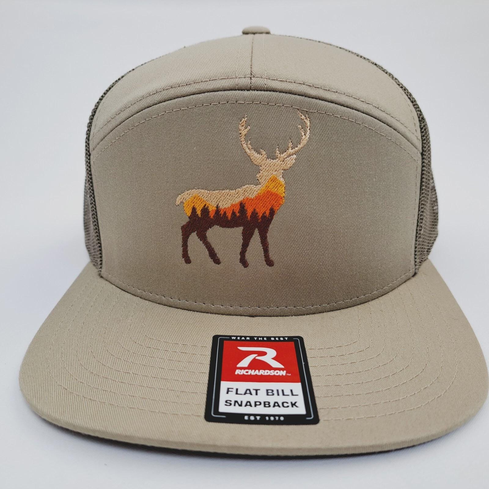 Buck Deer Hunter Swamp Donkey Richardson 168 7 Panel Flat Bill Trucker Mesh Hat Buck Deer Hunting Swamp Donkey Richardson 168 | Mercari main image 2