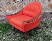 Adrian Pearsall, Craft Associates, 1806-C, low arched back lounge chair