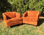 pair of club chairs by Flair inc