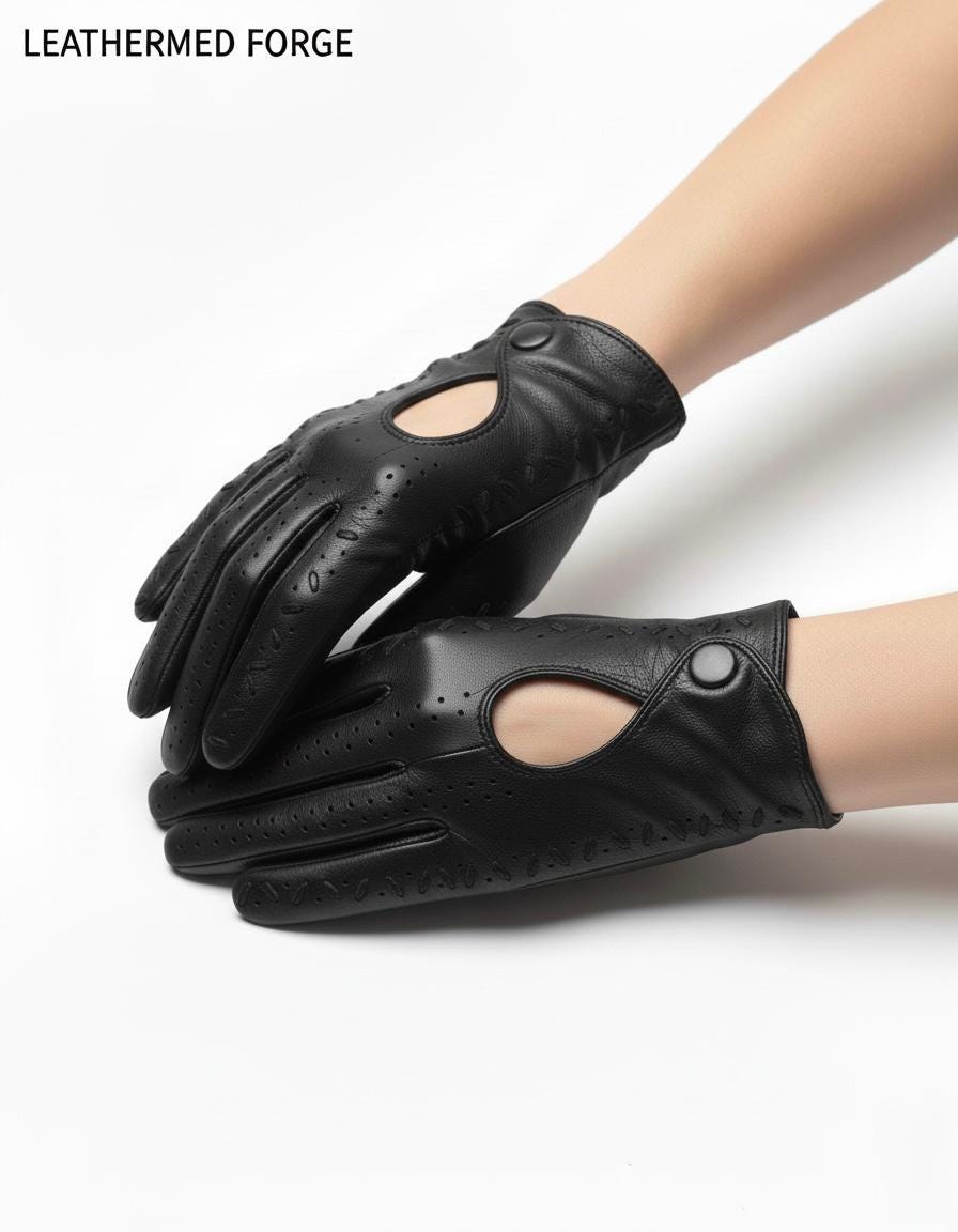 Sexy leather gloves - Etsy 日本