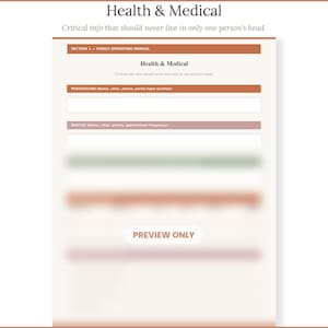 Mental Load Command Center for Moms | ADHD Home Management System | Household Organizer image 8