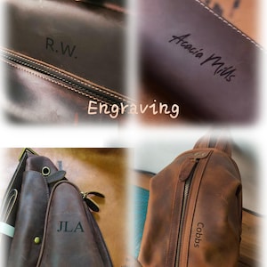 Personalisiertes Federmäppchen aus Vollnarbenleder | Handgefertigtes Reißverschlussetui | Vintage-Schreibwarentasche aus Leder Bild 18