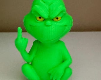 Grinch Middle Finger