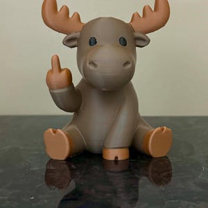 Middle Finger Moose 4"