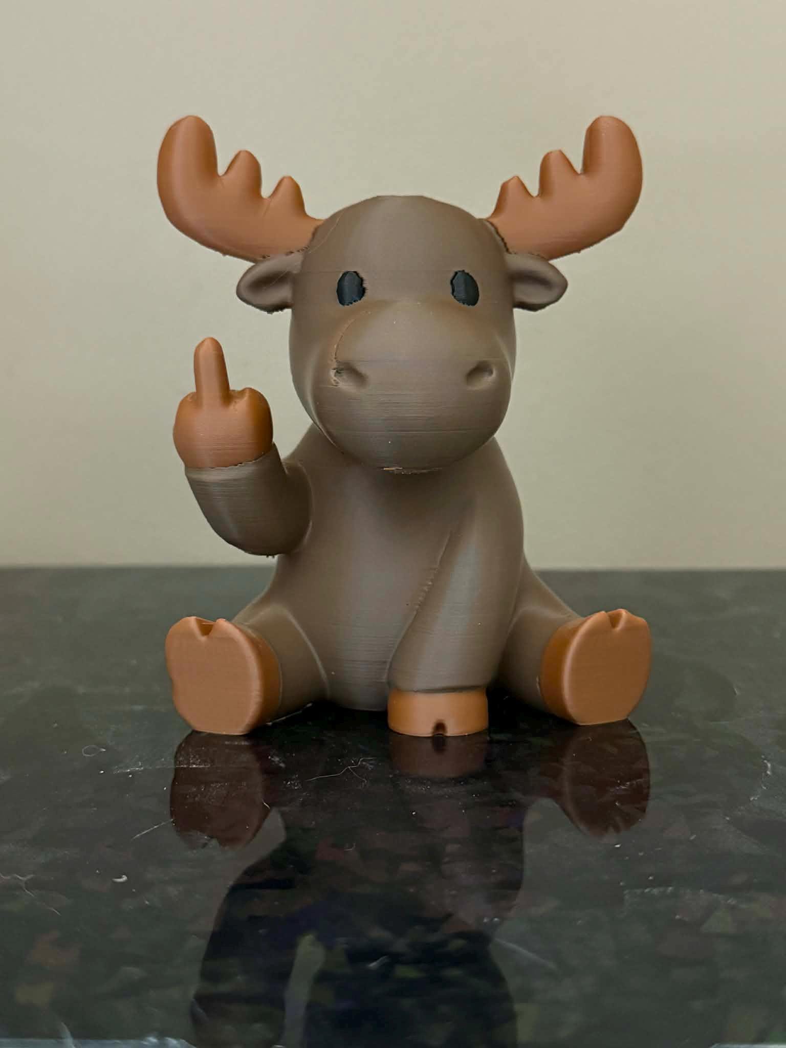 Middle Finger Moose 4