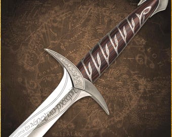Custom Handmade Bilbo’s Elven Fantasy Sword, Handmade Short Sword Replica, Custom Elven Dagger Prop | Father’s Day Personalized Gift for Men