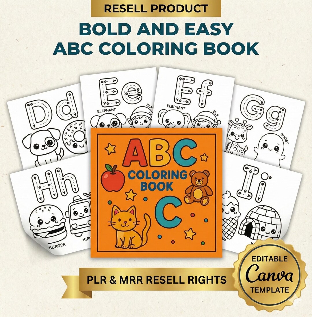 Educational ABC Coloring Book | Fun Alphabet Worksheets for Kids ...