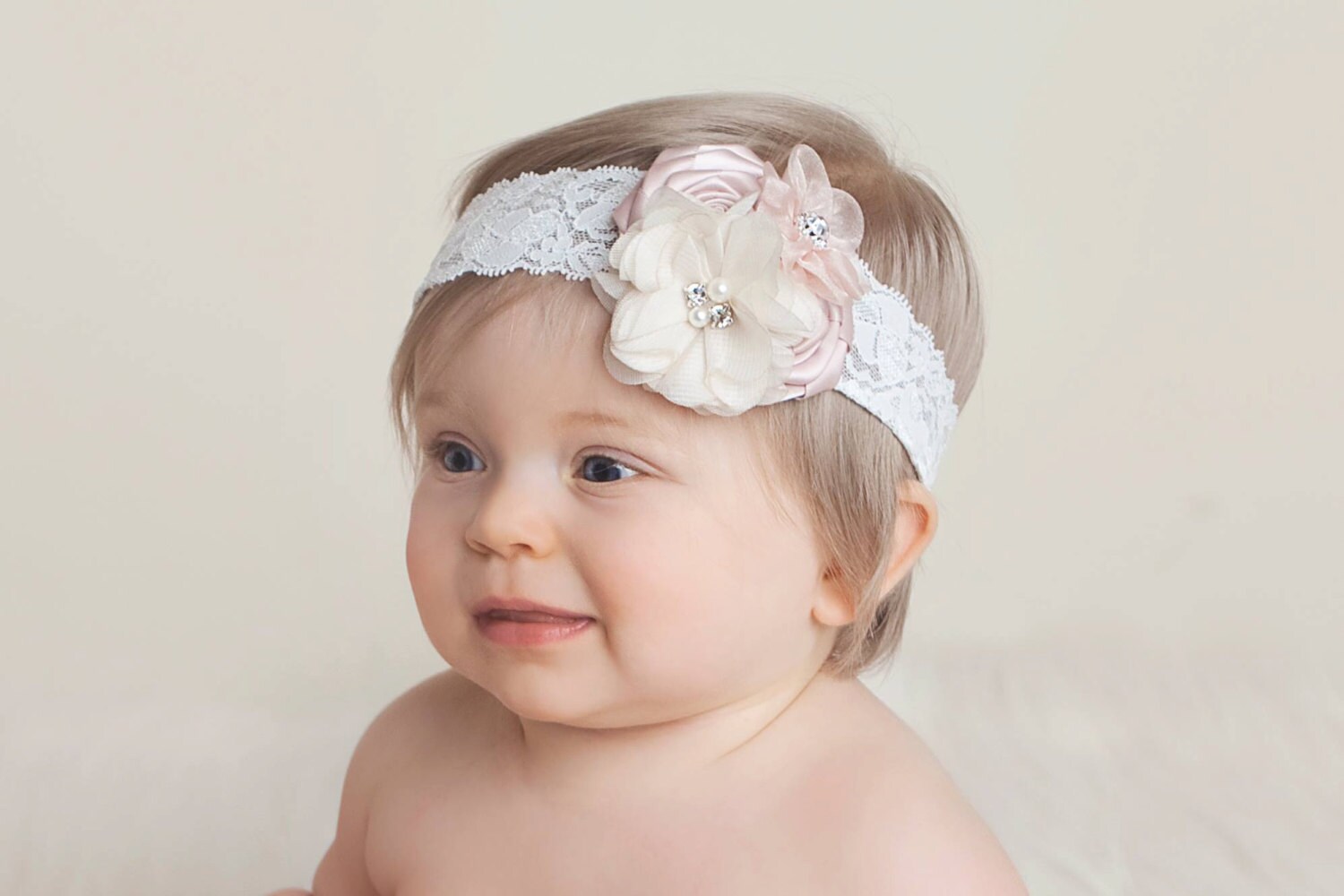 girl headband rhinestone headband baby headband girl Etsy
