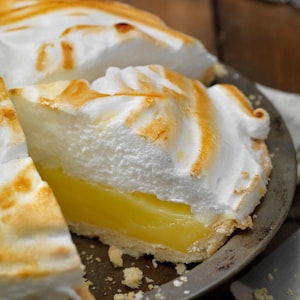 Classic Lemon Meringue Pie Recipe Card Printable 4x6 | Easy Homemade Pie | Instant Download PDF